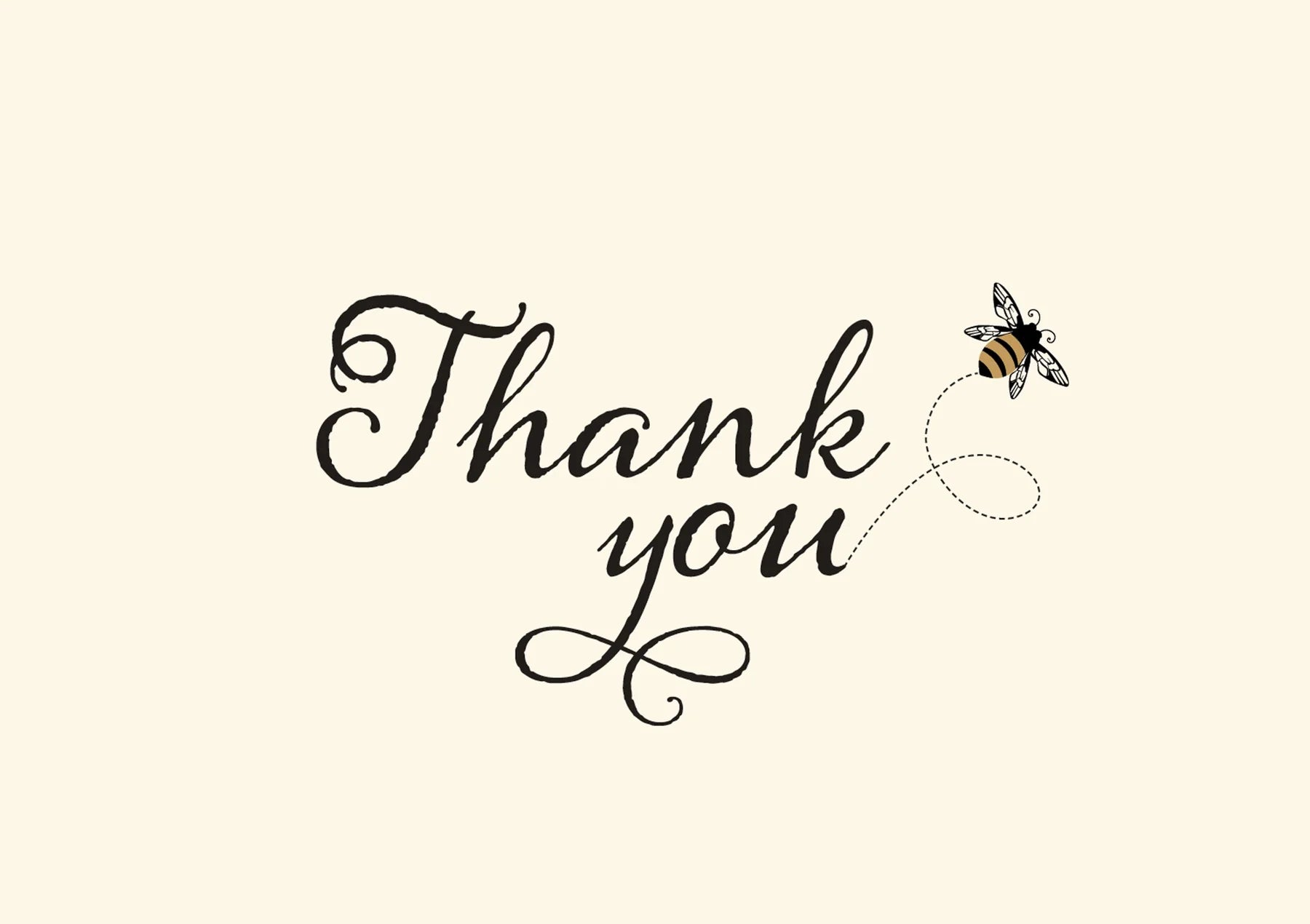 Bumblebee Thank You Note Cards