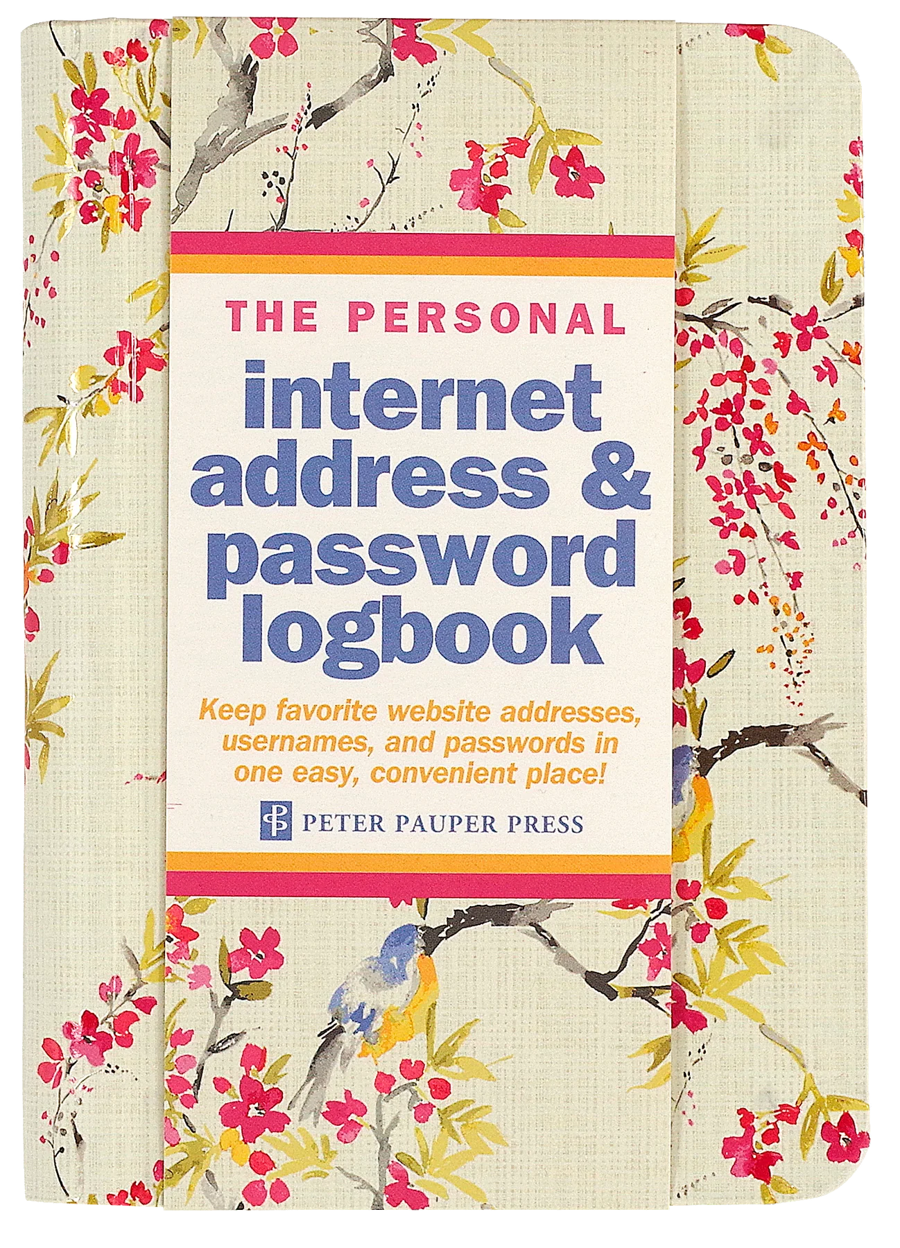Blossoms & Bluebirds Personal Internet Address & Password Logbook