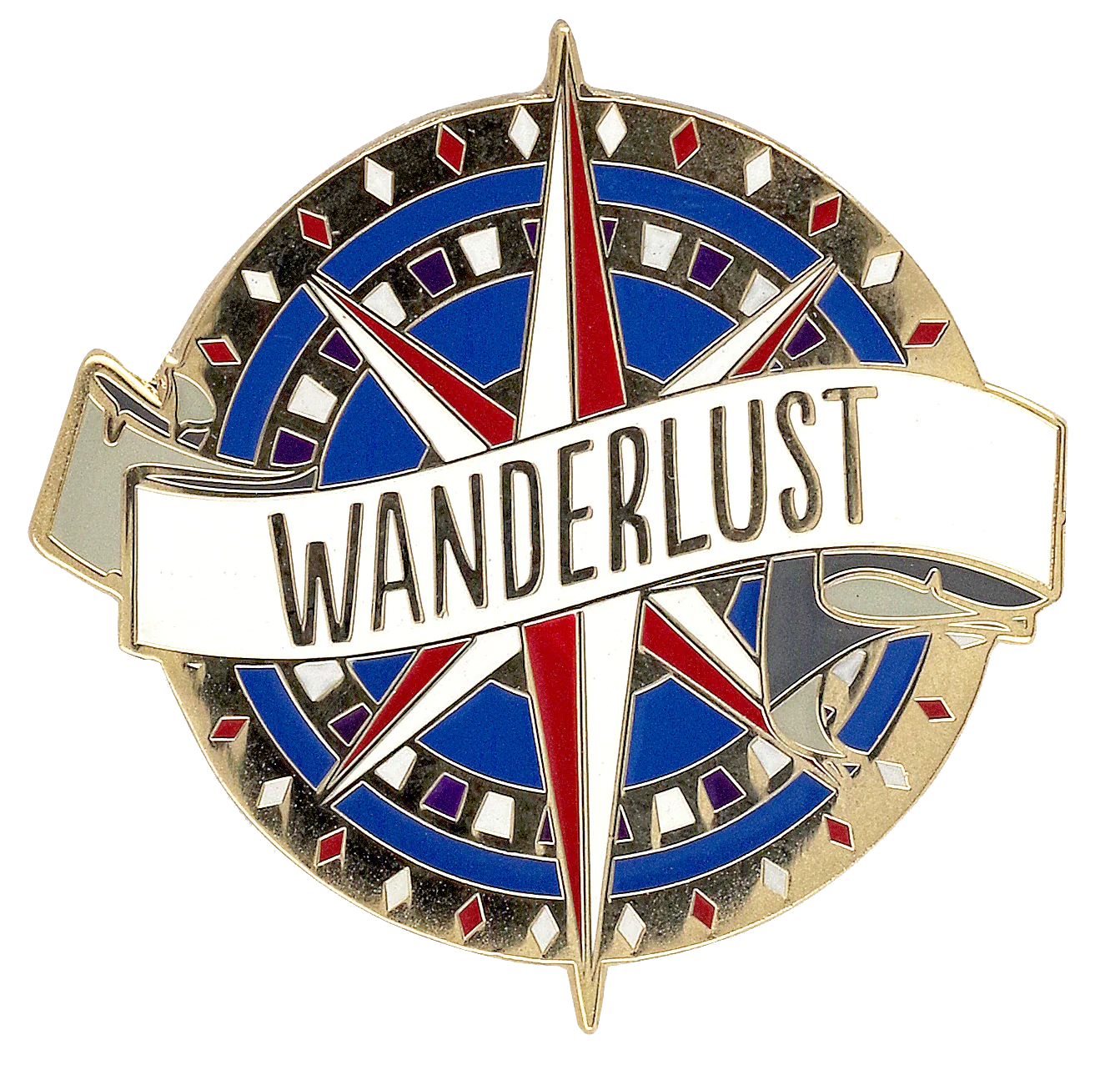 Wanderlust Enamel Pin