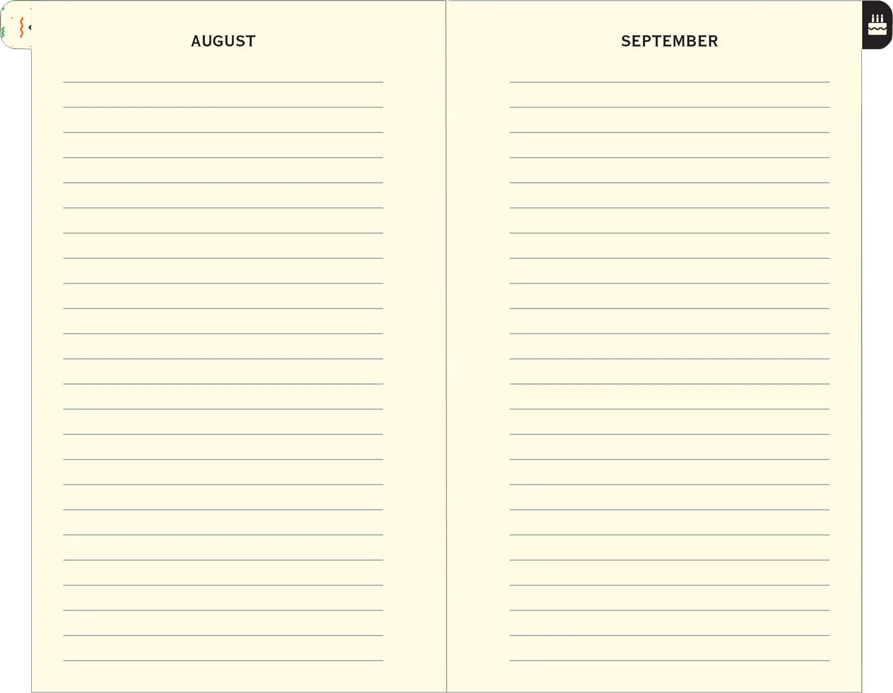 Birthday Address Book