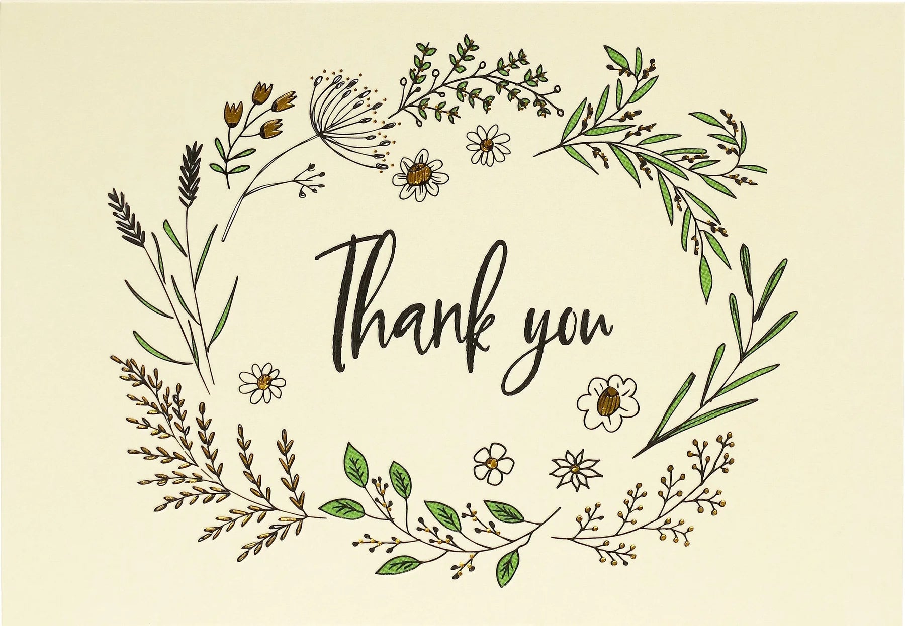 Native Botanicals Thank You Note Cards