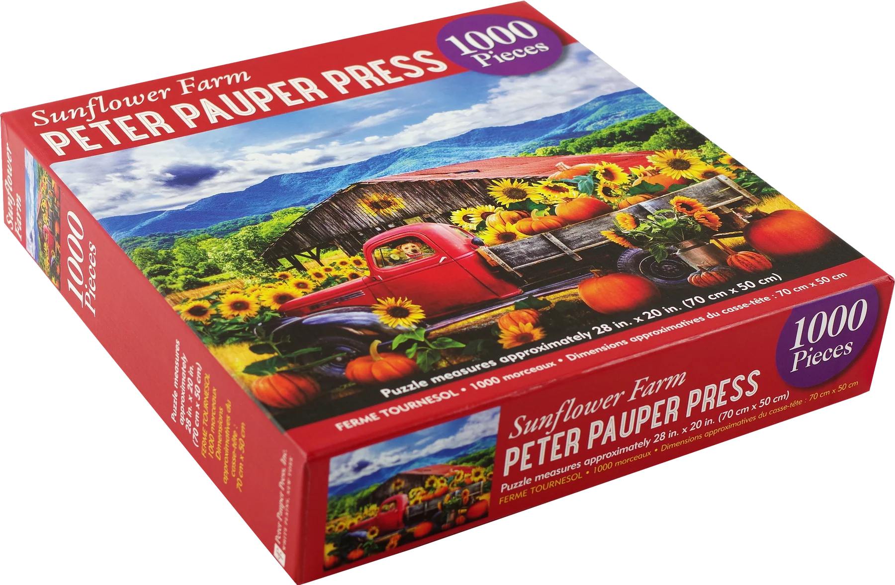 Sunflower Farm, 1000 Piece Puzzle