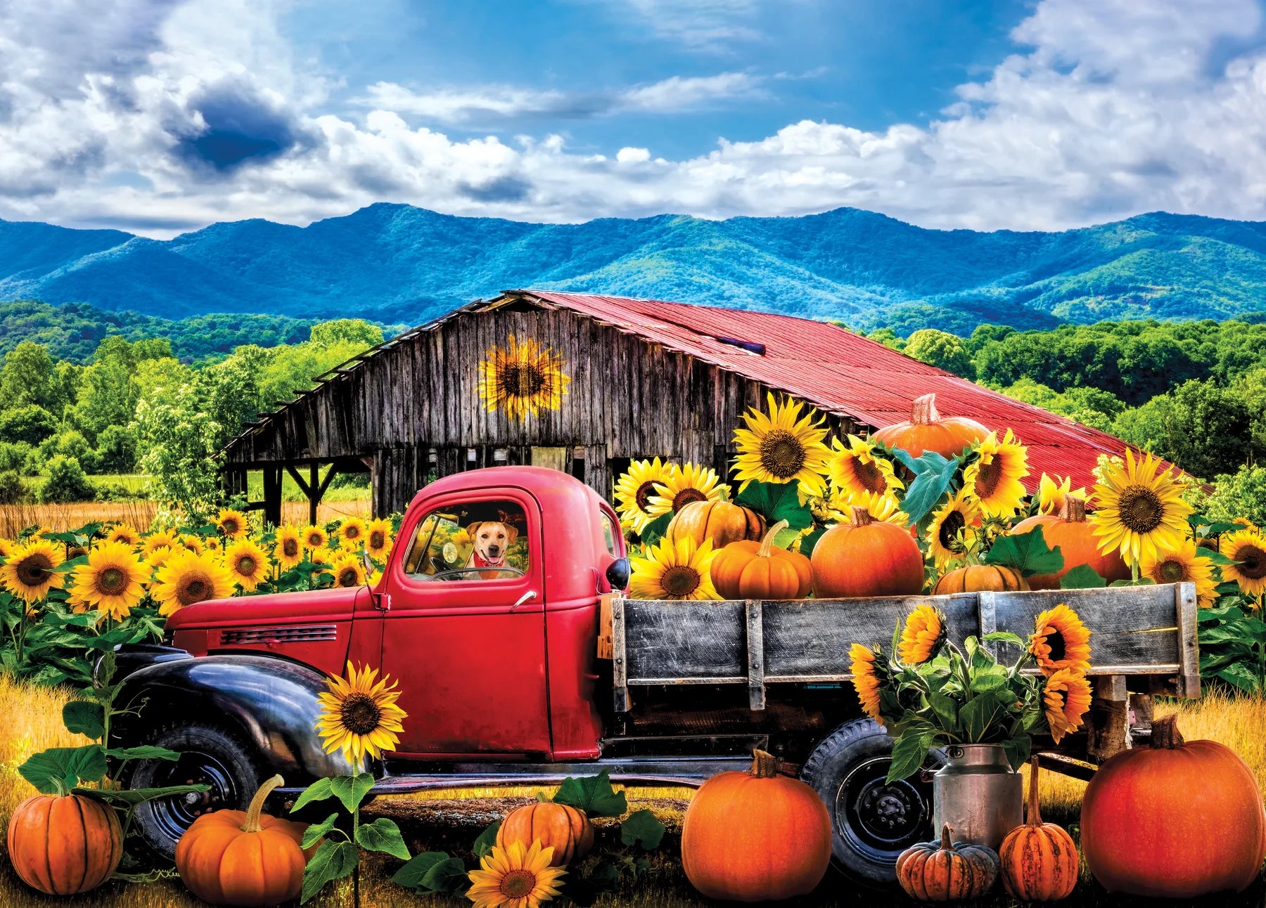 Sunflower Farm, 1000 Piece Puzzle