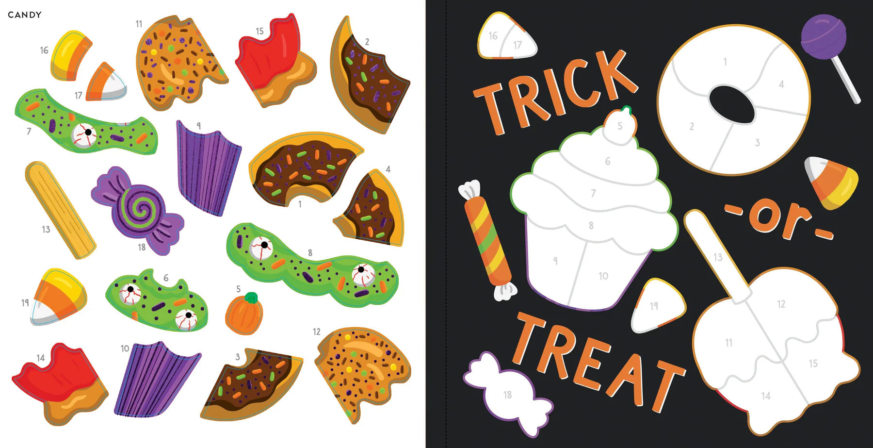 My First Colour-by-Sticker Book, Halloween