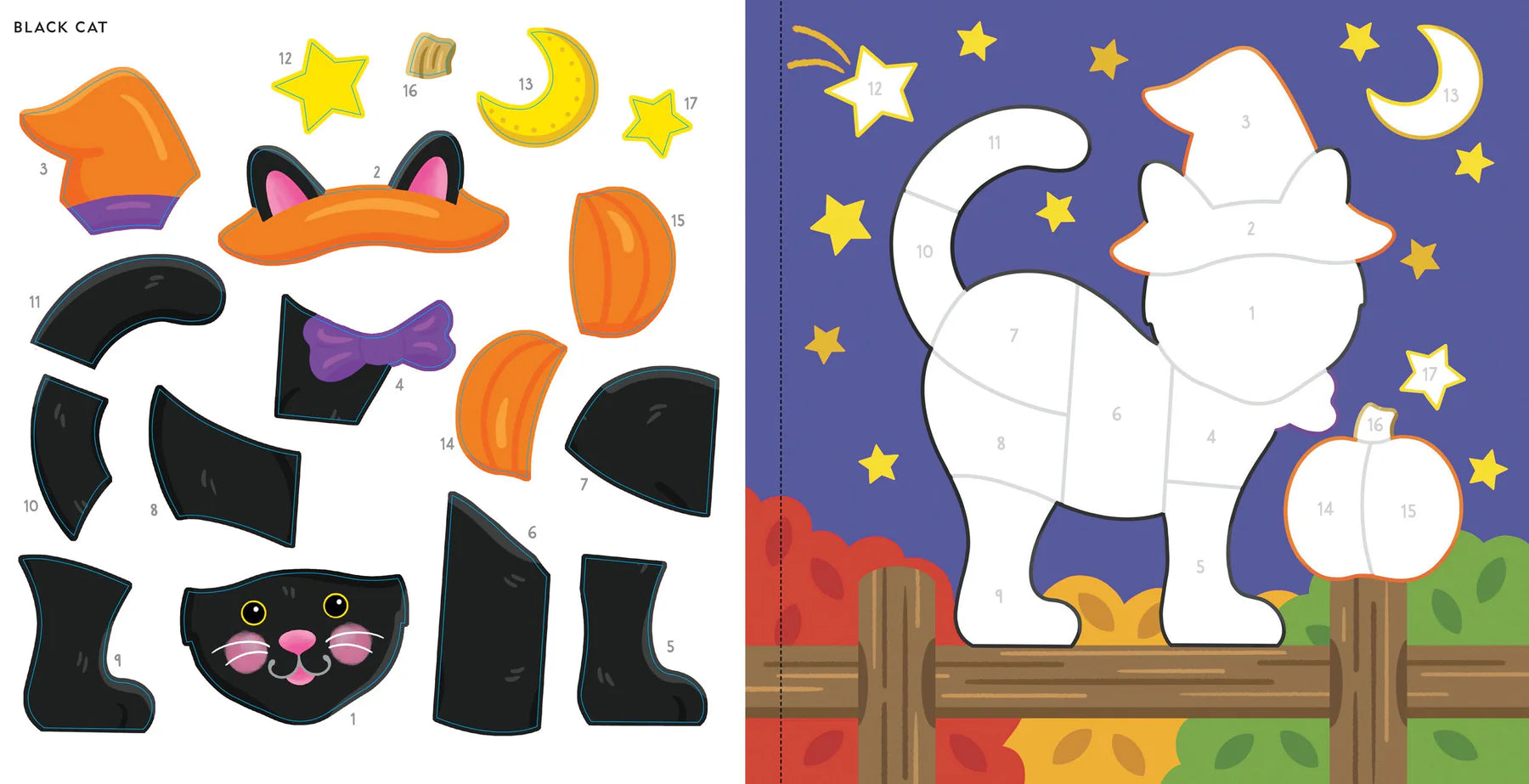 My First Colour-by-Sticker Book, Halloween