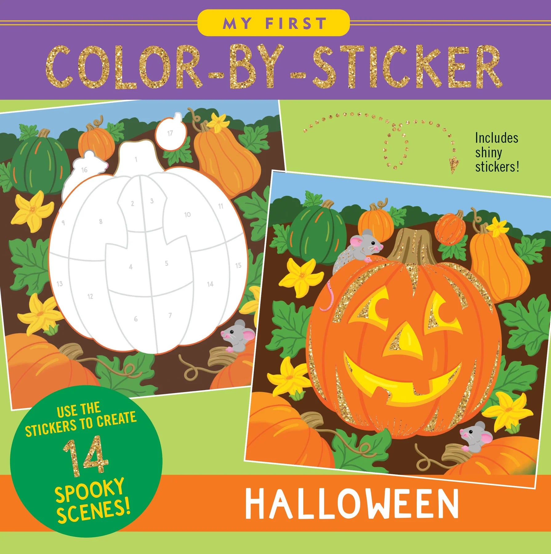 My First Colour-by-Sticker Book, Halloween