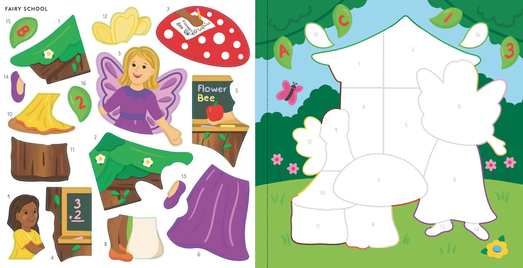 My First Colour-by-Sticker Book, Fairies