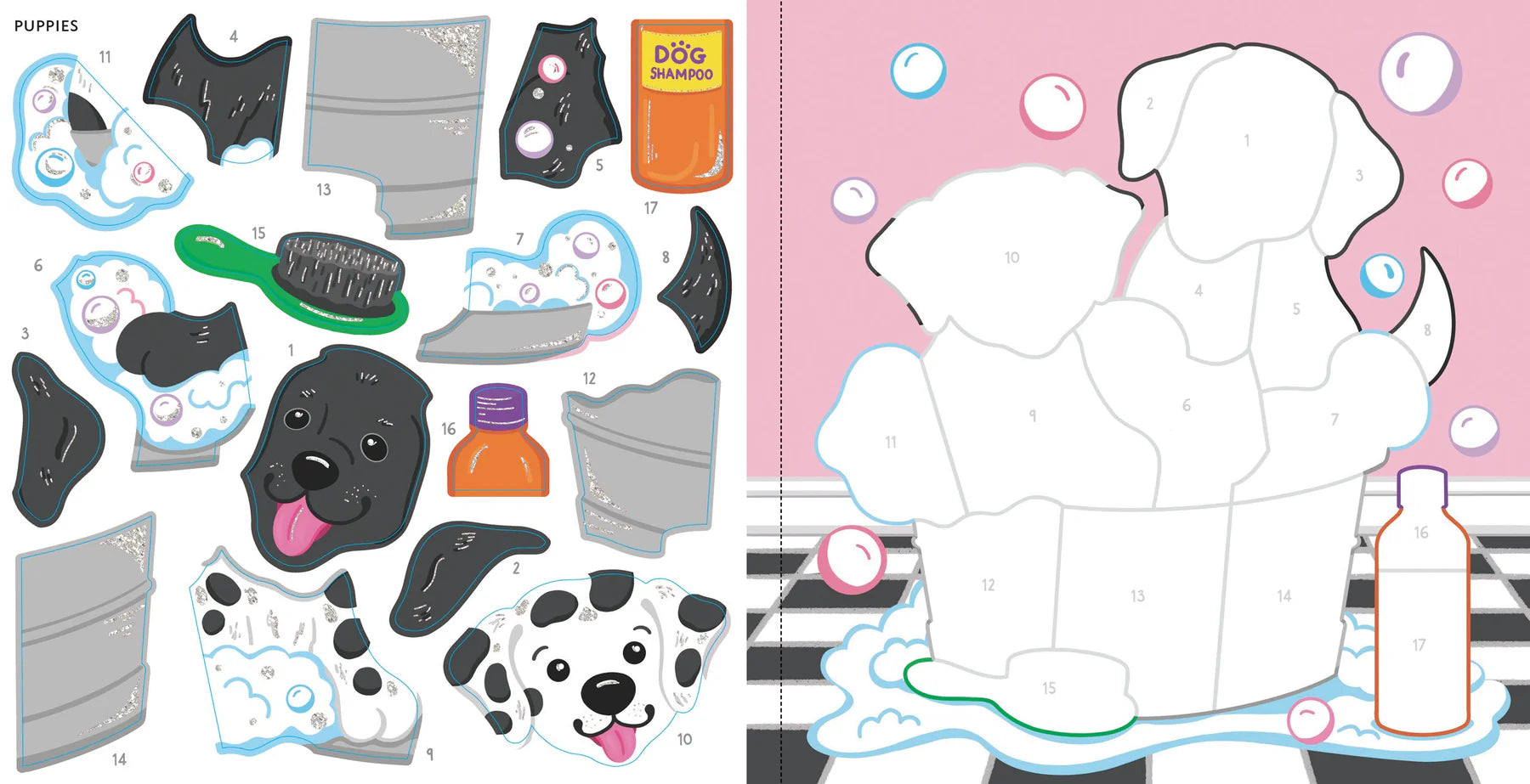 My First Colour-by-Sticker Book, Pets