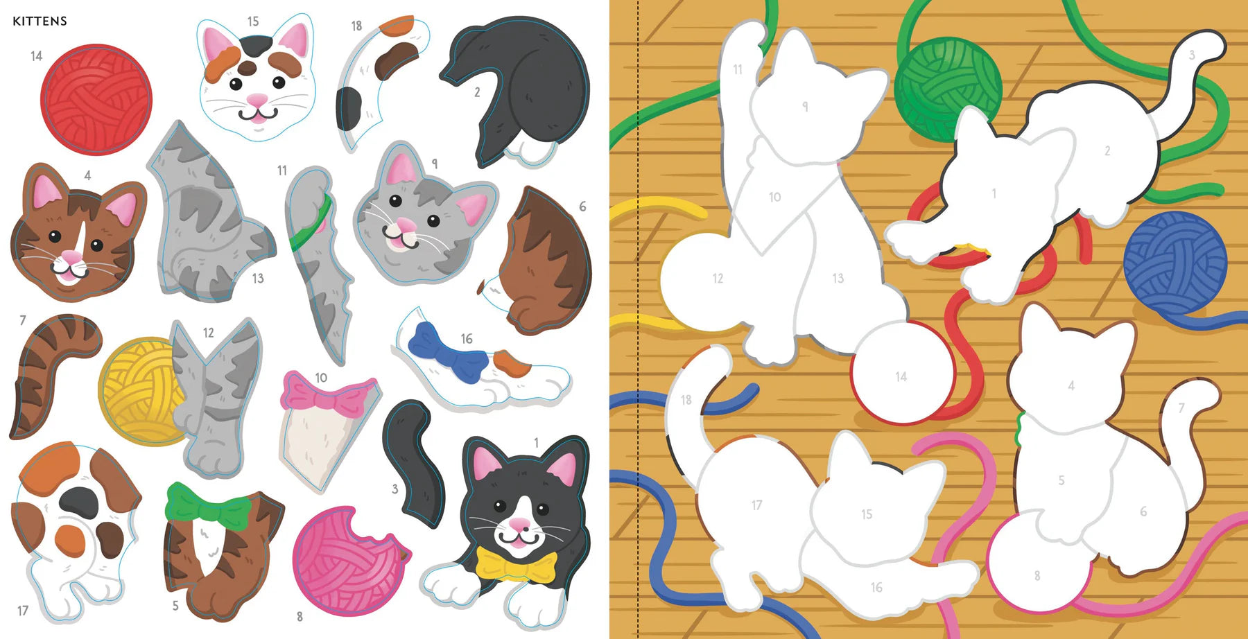 My First Colour-by-Sticker Book, Pets
