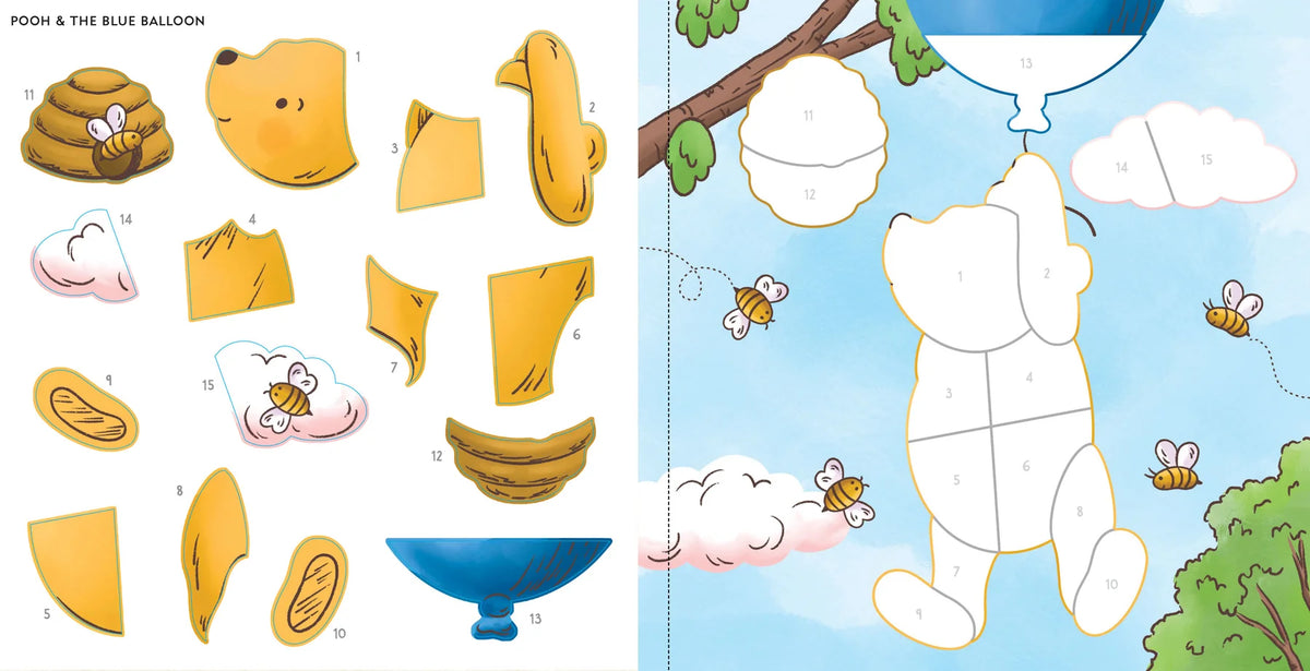My First Colour-by-Sticker Book, Winnie The Pooh