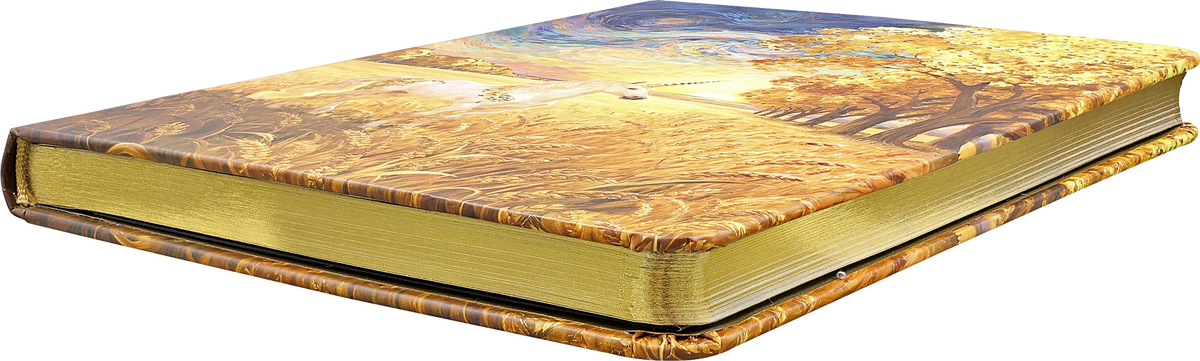 Golden Unicorn Mid-Size Journal