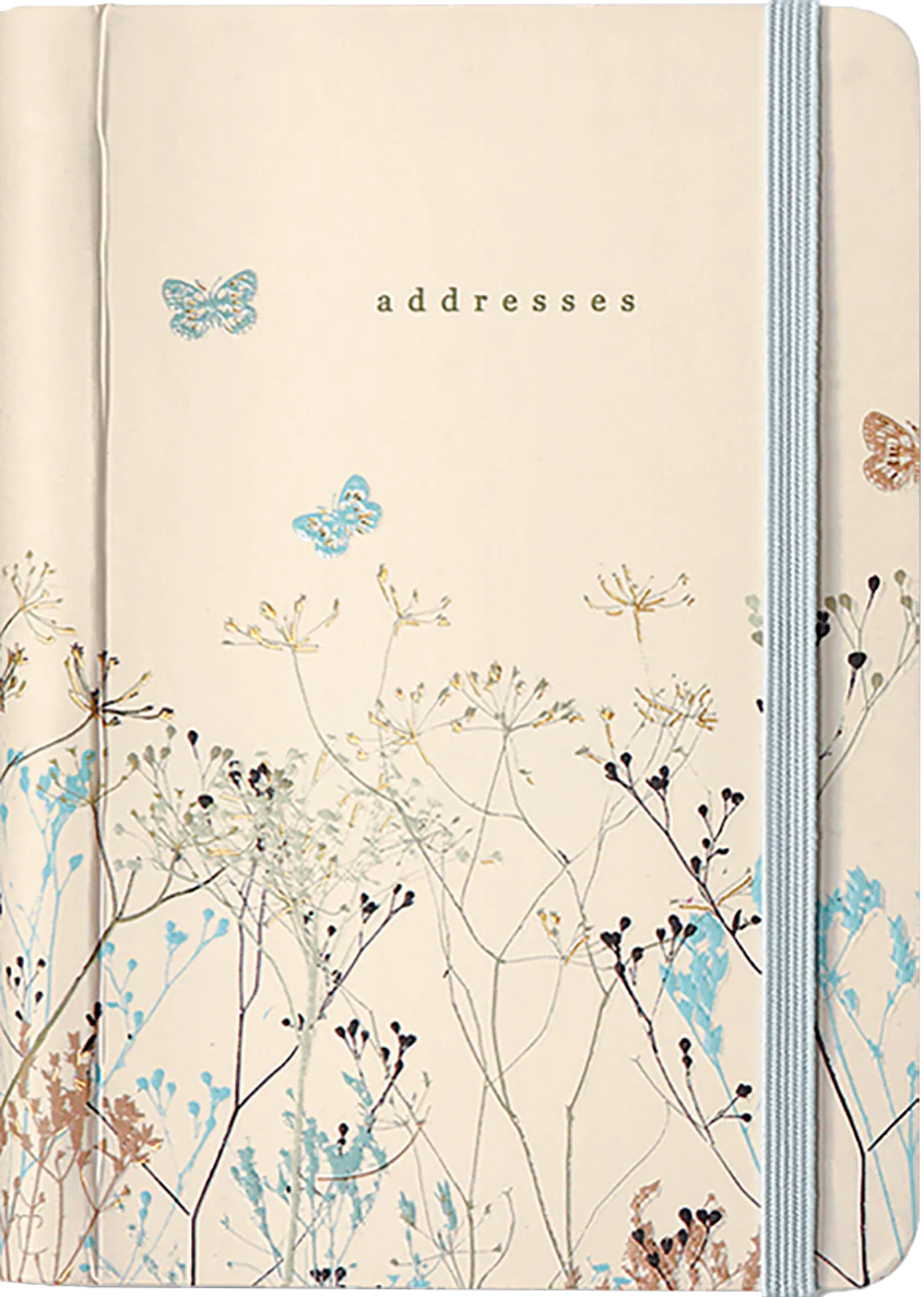 Butterflies Small Address Book
