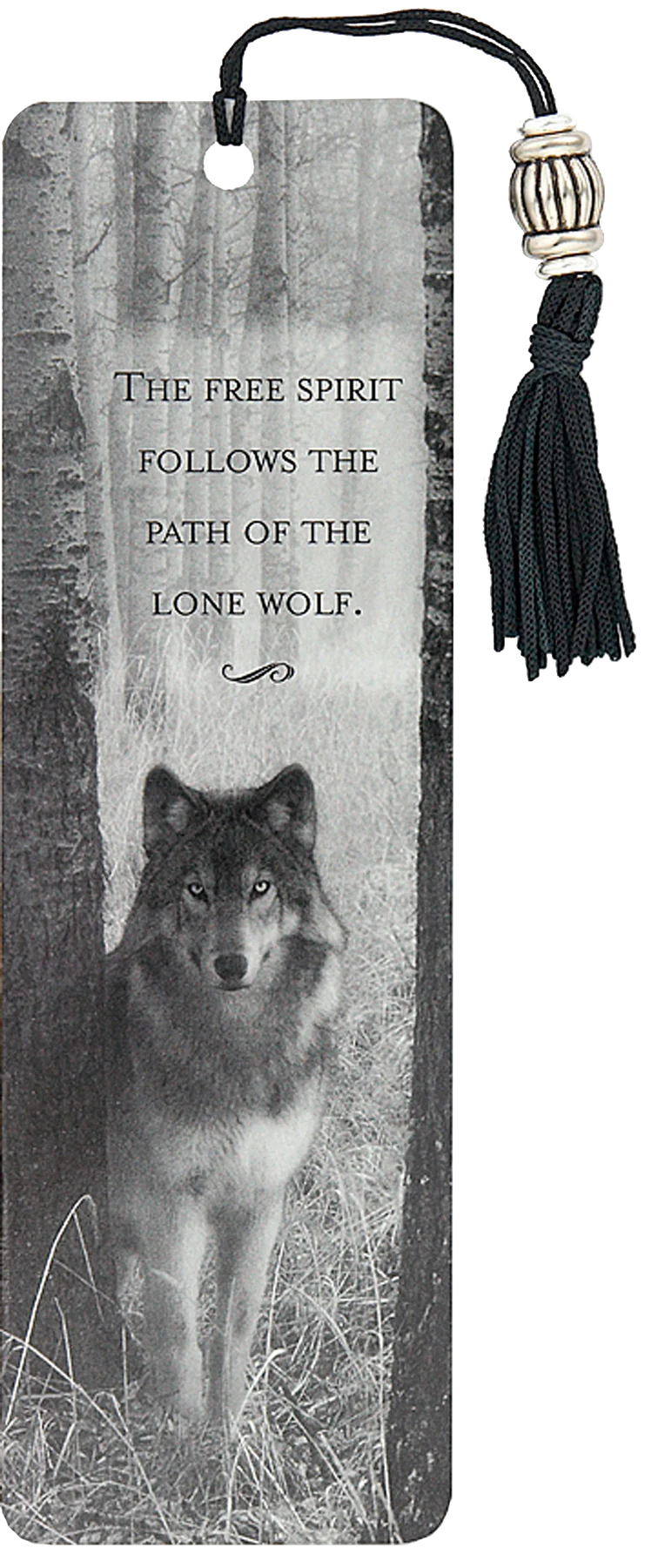 Wolf Beaded Bookmark