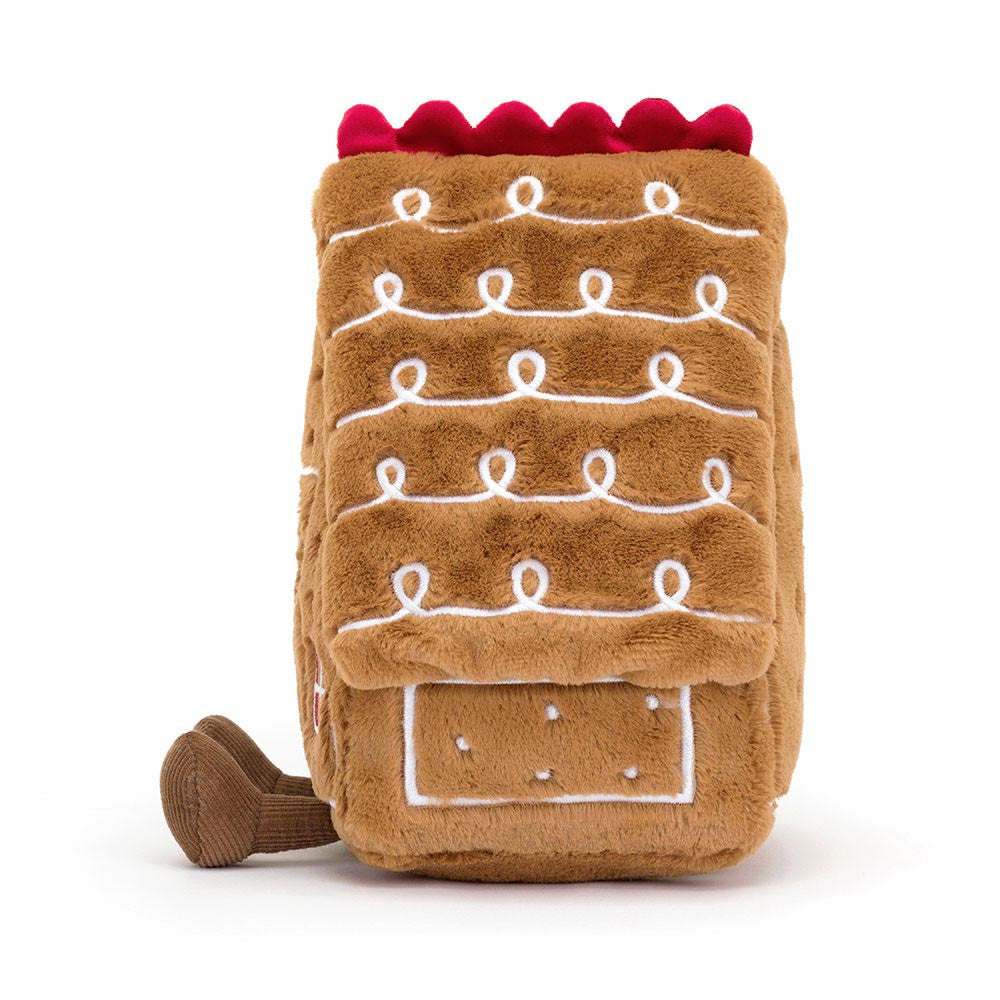 Jellycat Amuseables Gingerbread House (Max 1 Per Purchase)