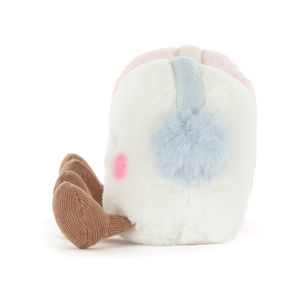 Jellycat Amuseables Toastie Pink and White Marshmallows (Max 1 Per Purchase)