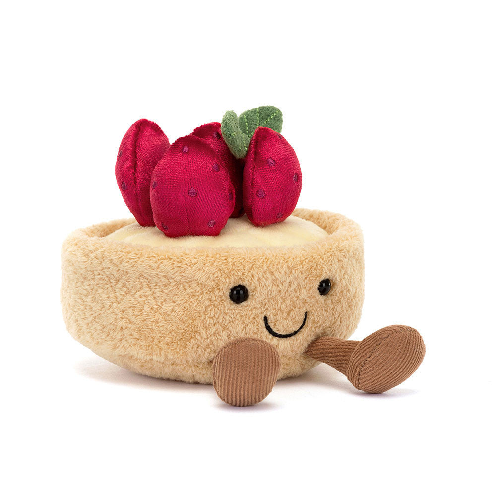 Jellycat Amuseables Fleurette Tarte Aux Fraises (Max 2 Per Purchase)