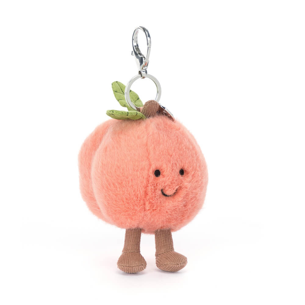 Jellycat Amuseables Peach Bag Charm (Max 1 Per Purchase)