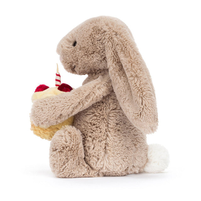 Jellycat Bashful Beige Birthday Bunny (Max 2 Per Purchase)