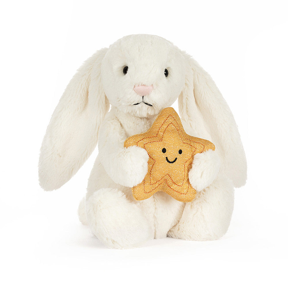 Jellycat Cream Bunny With Star (Max 2 Per Purchase)