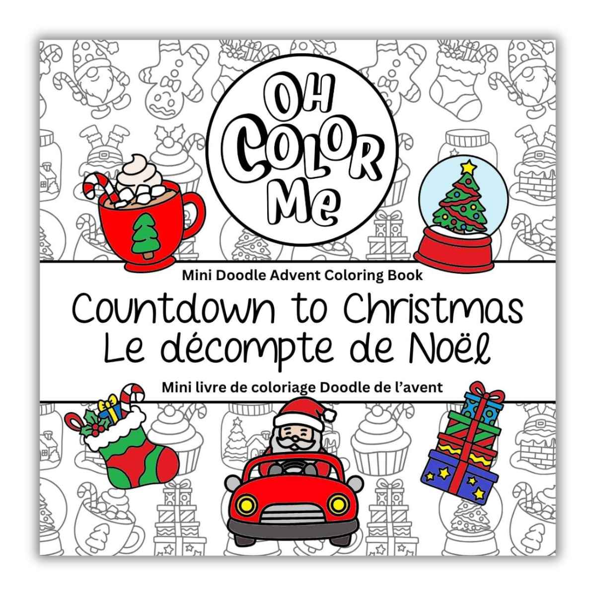 Advent Mini Coloring Book, Countdown to Christmas 🇨🇦