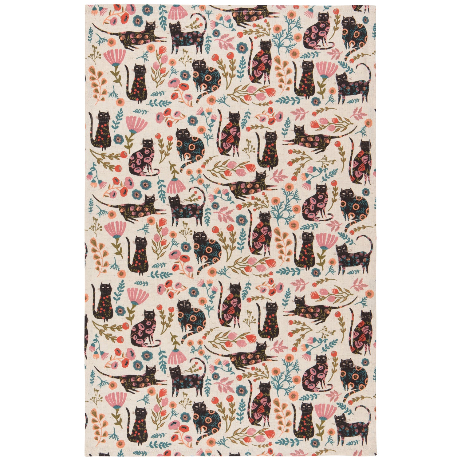 Catbloom Tea Towels, Set of 2