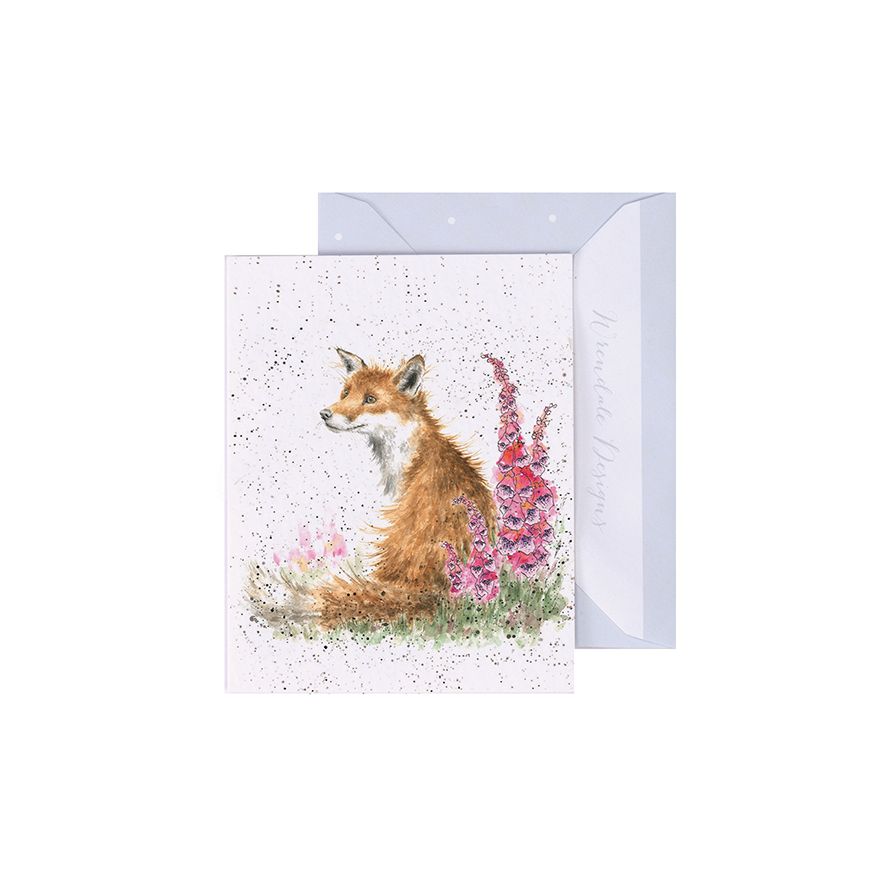 Foxgloves Fox Enclosure Card