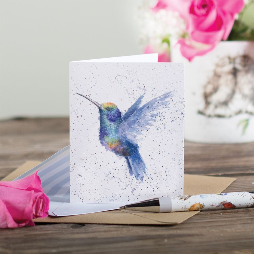 Rainbow Hummingbird Enclosure Card