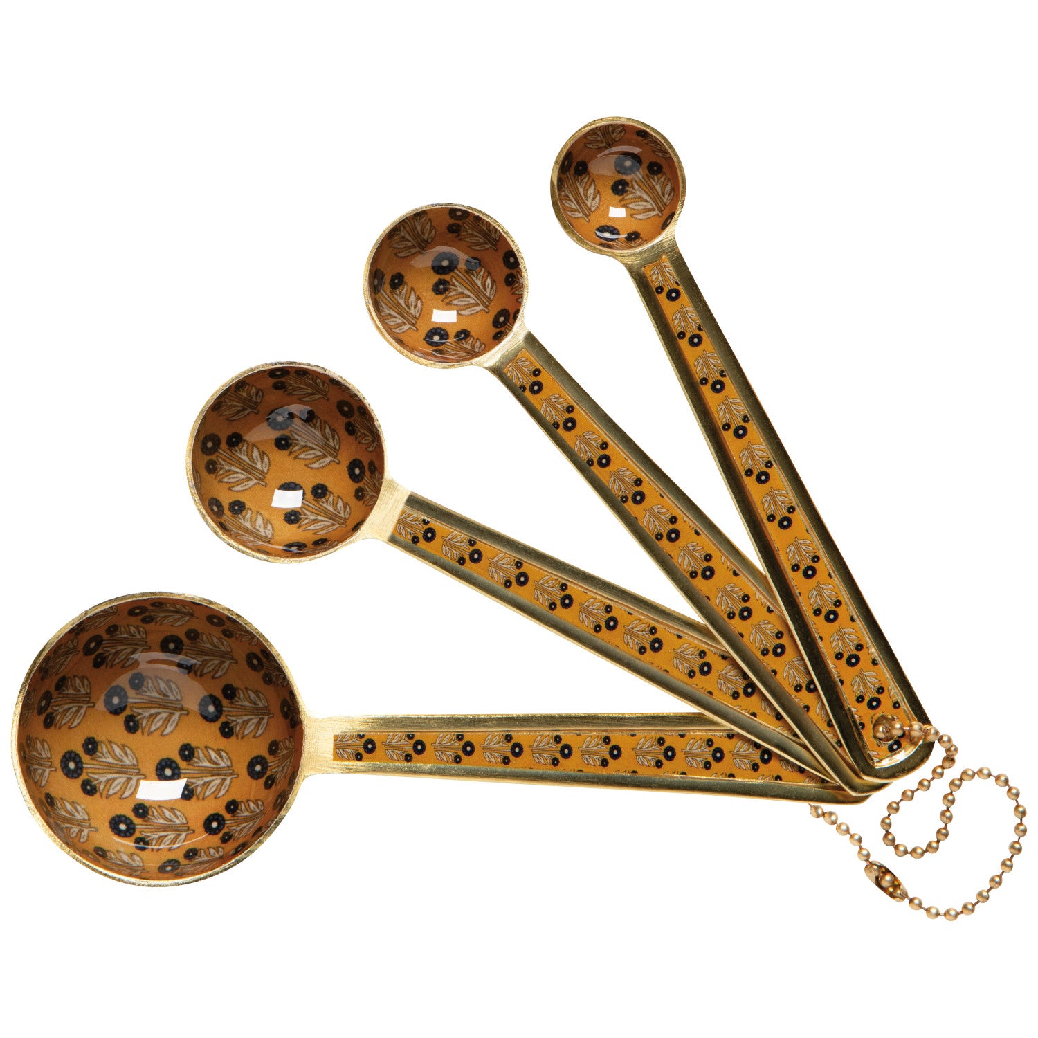 (*15) Zest Enameled Measuring Spoons, Set of 4