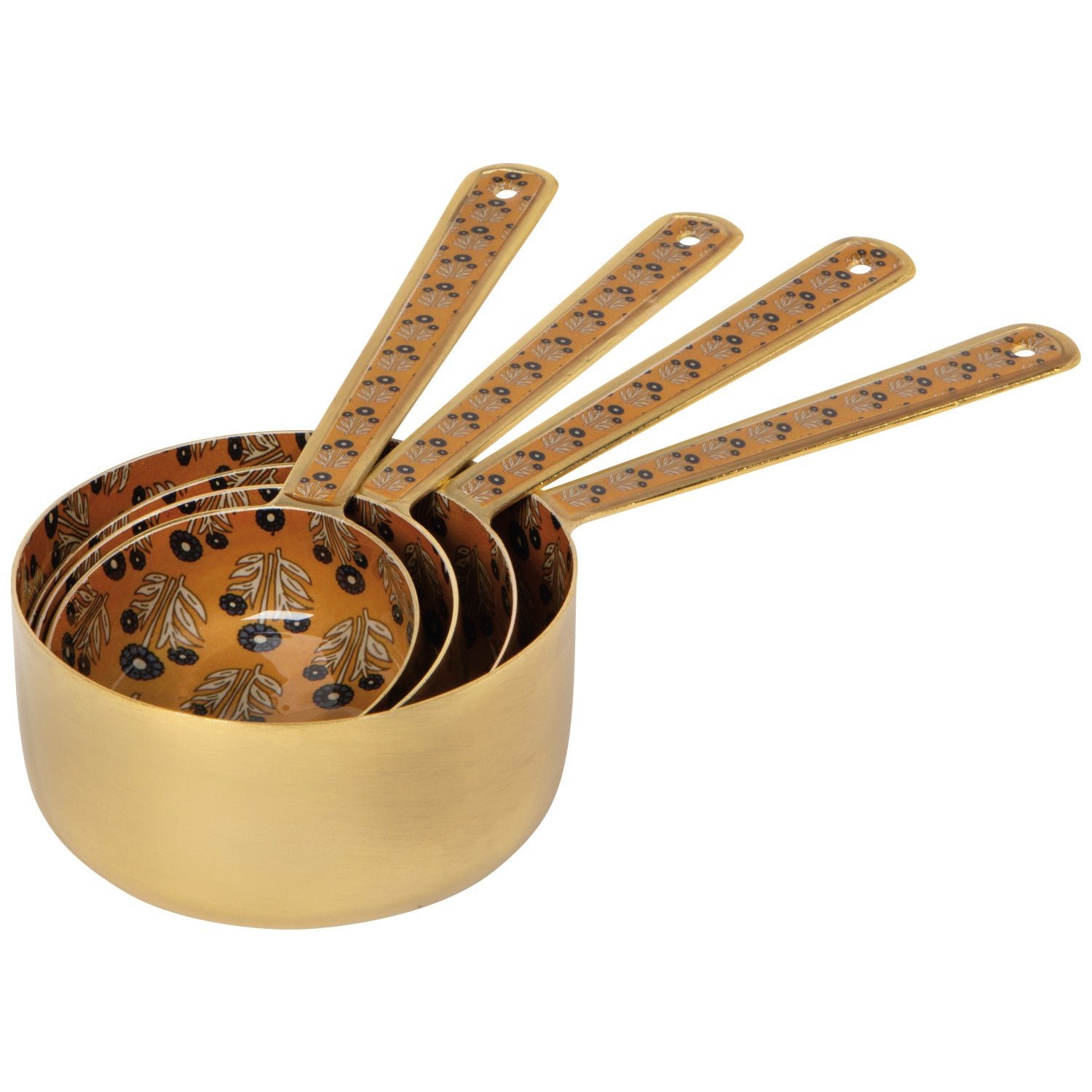 (*15) Zest Enameled Steel Measuring Cups, Set of 4