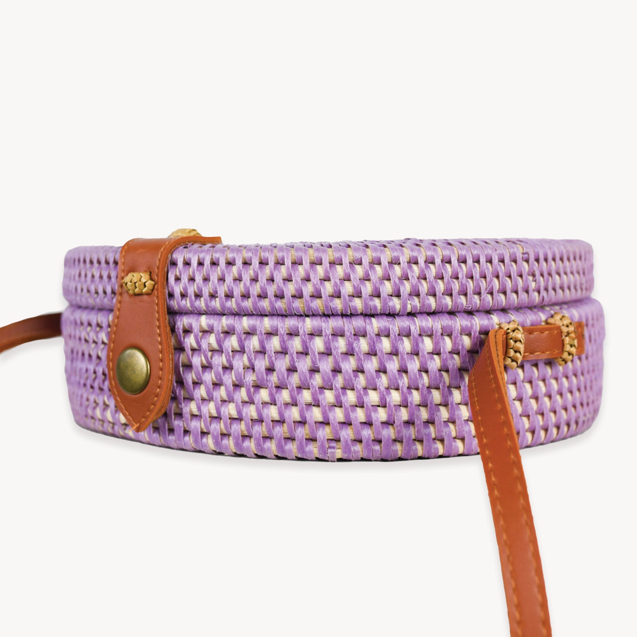 Circle Bali Bag in Purple