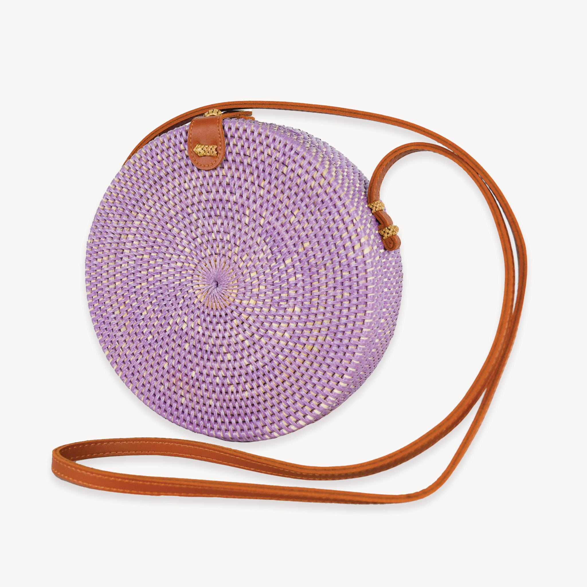 Circle Bali Bag in Purple