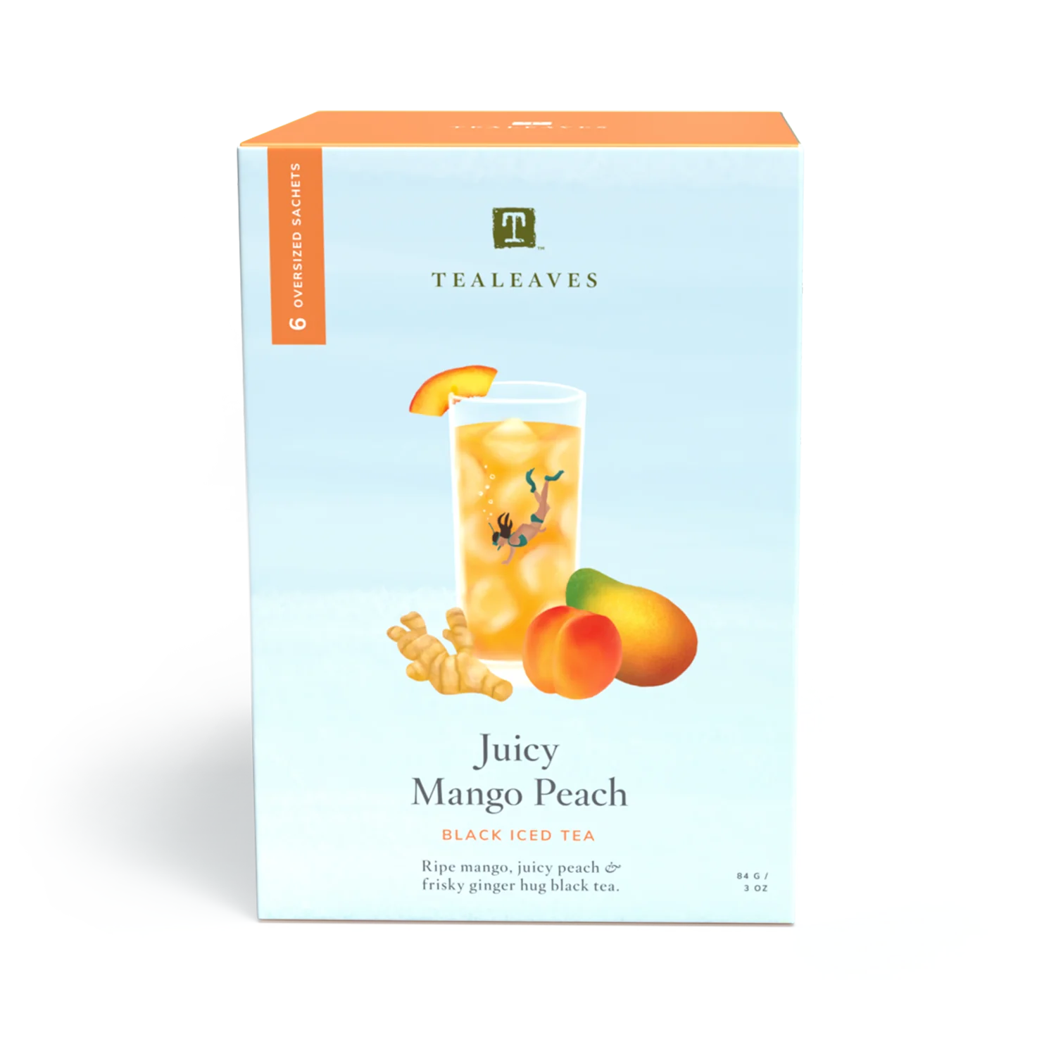 Tealeaves Juicy Mango Peach Iced Tea