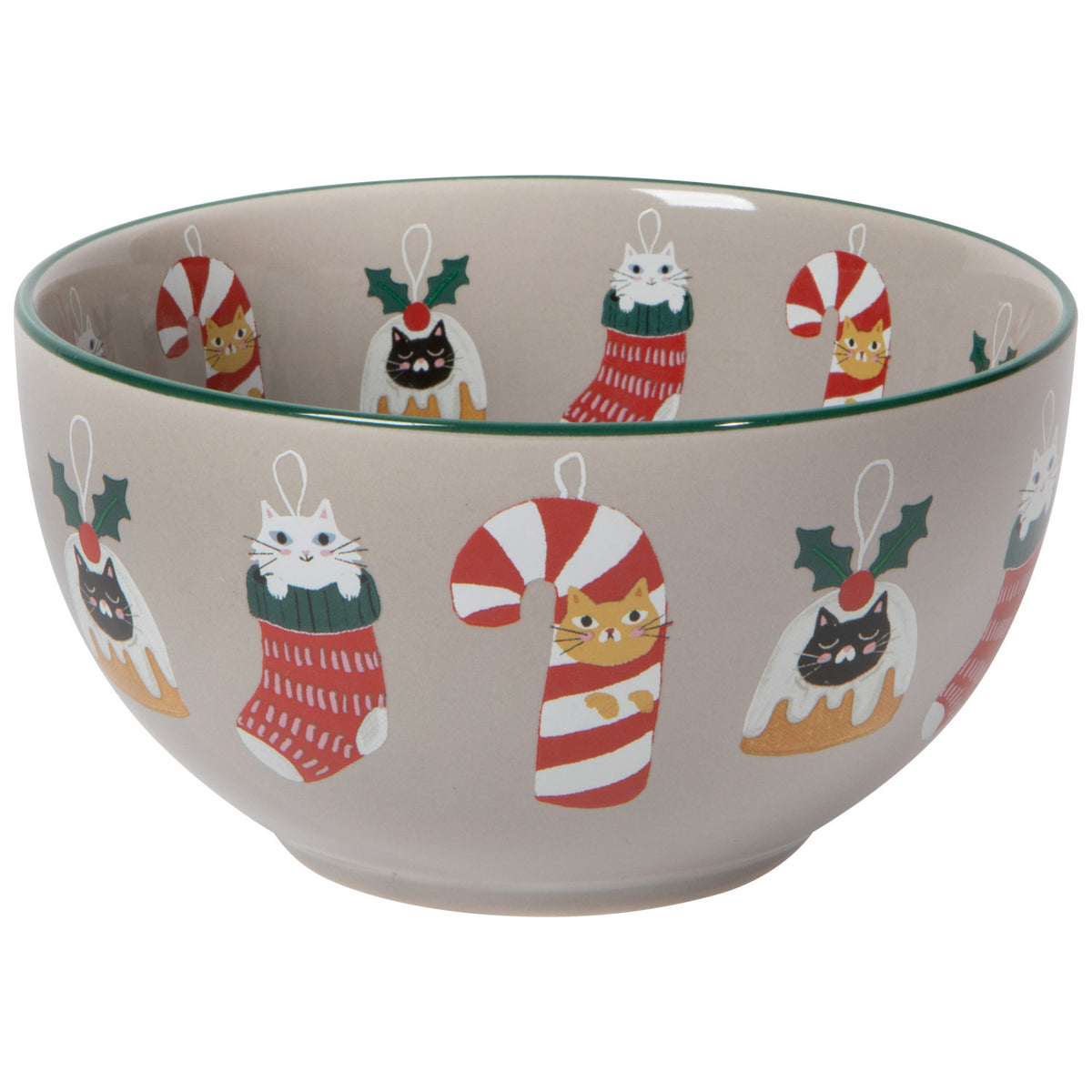 Bauble Cats Bowls, Set Of 4