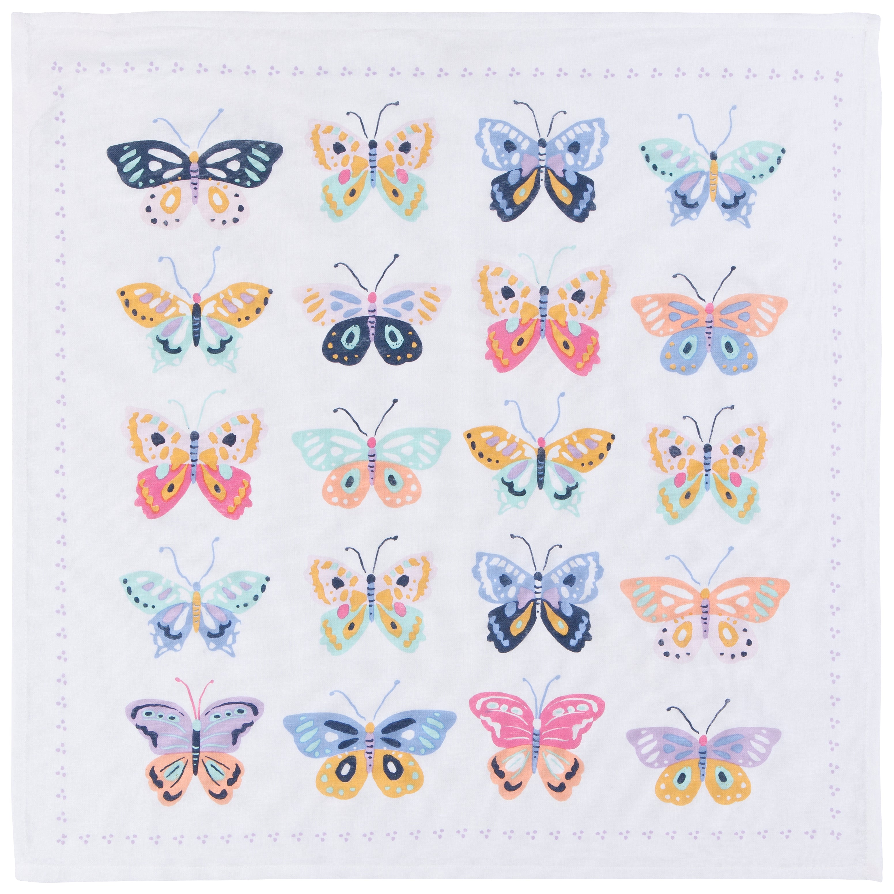 Flutter By Flour Sack Tea Towels, Set of 2