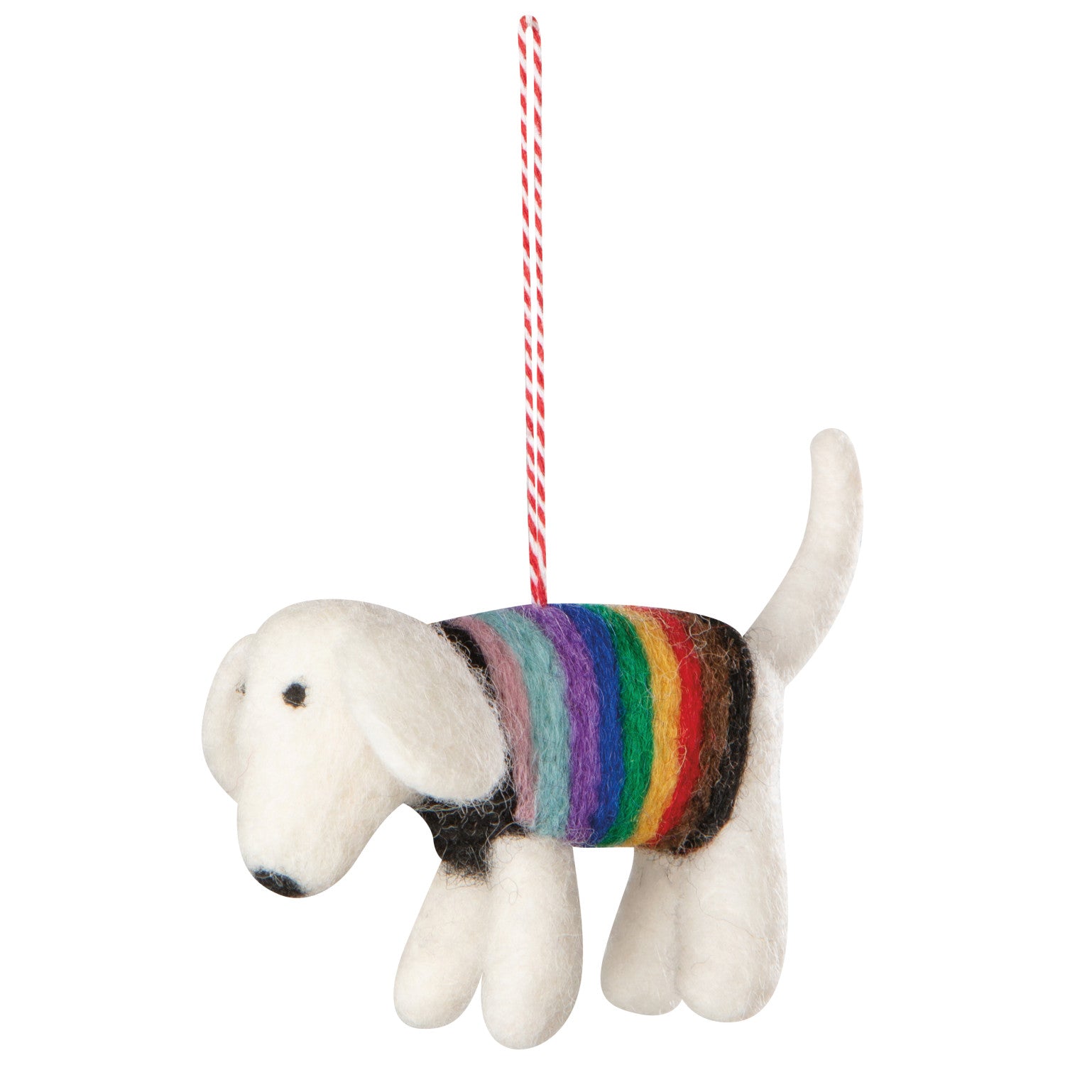 Love is Love Felt Ornaments- Dog in Sweater
