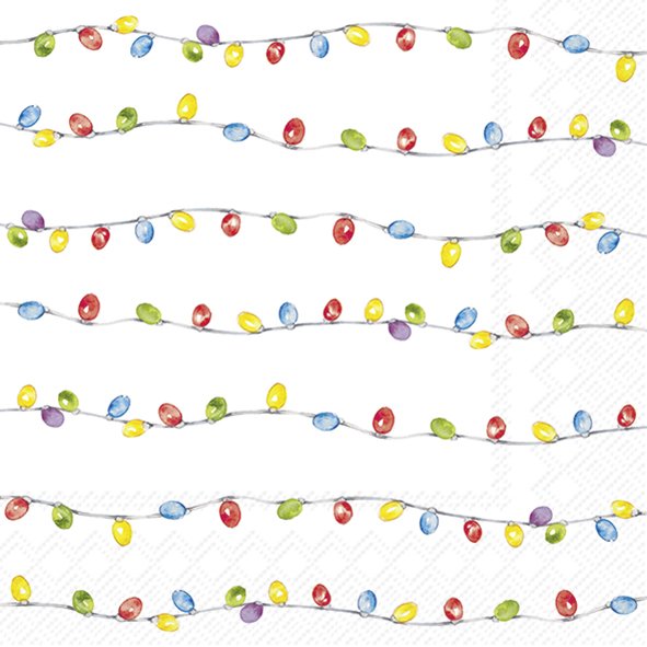 Funny Lights Lunch Napkins