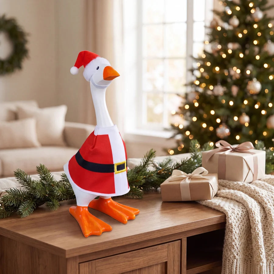 Gordy The Desktop Goose Outfit, Santa Suit