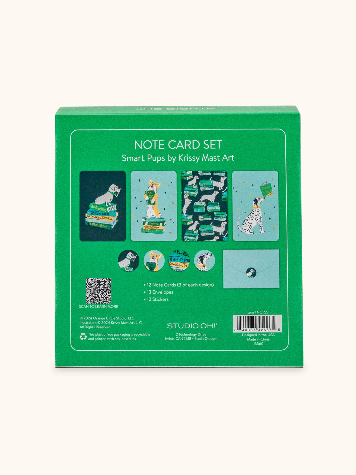 Smart Pups Note Card Set