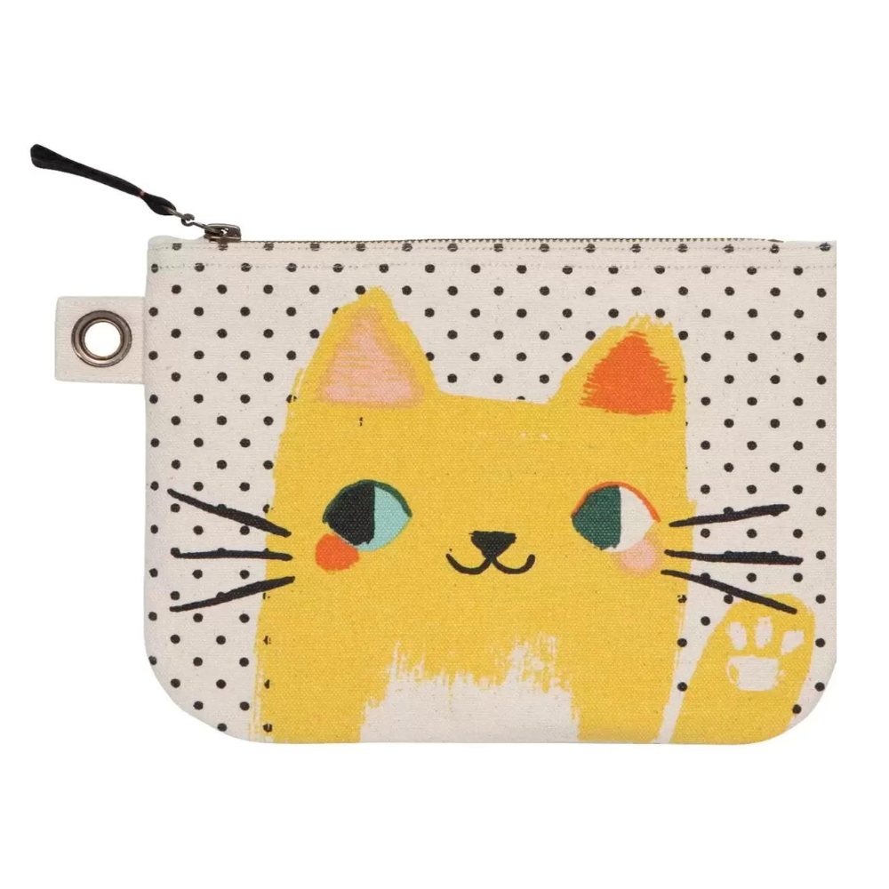 Meow Meow Large Zipper Pouch