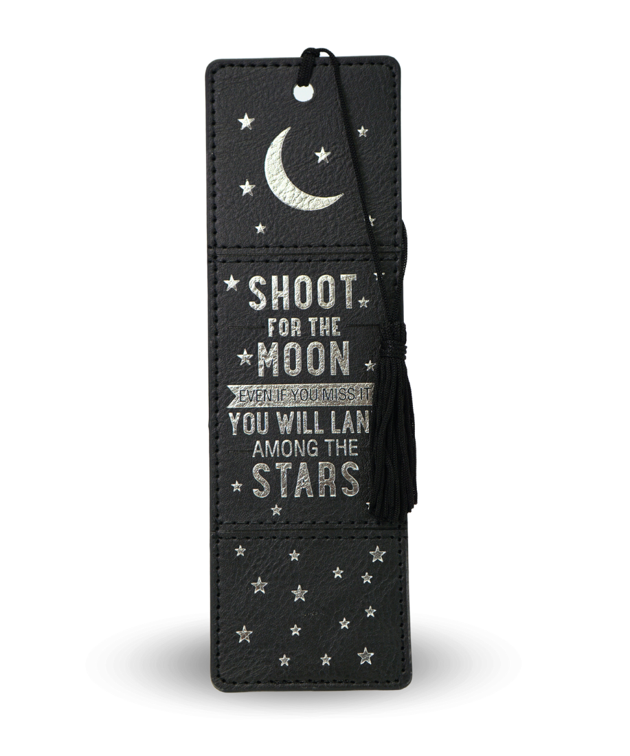 Shoot For the Moon Artisan Bookmark