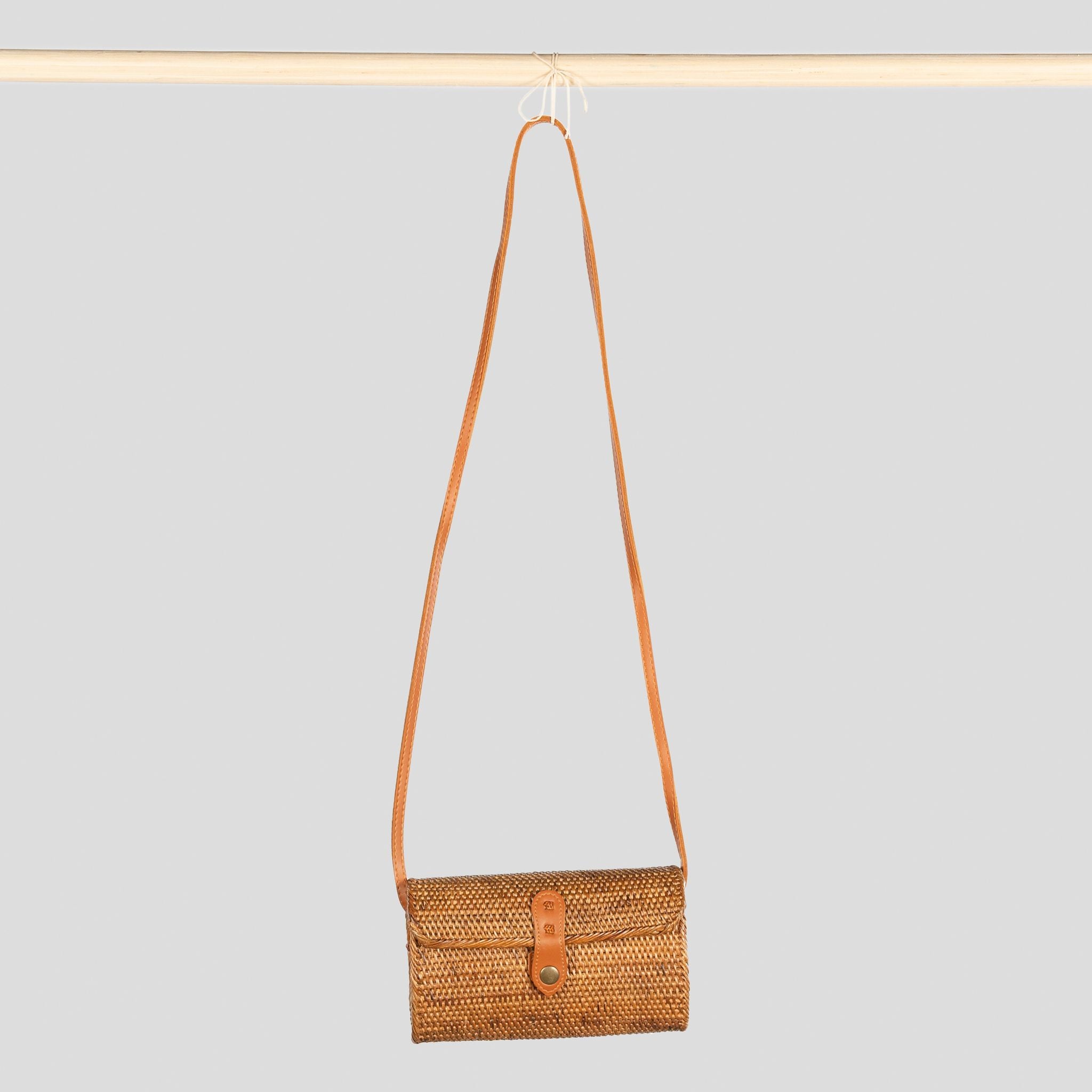 Rectangle Bali Bag in Caramel