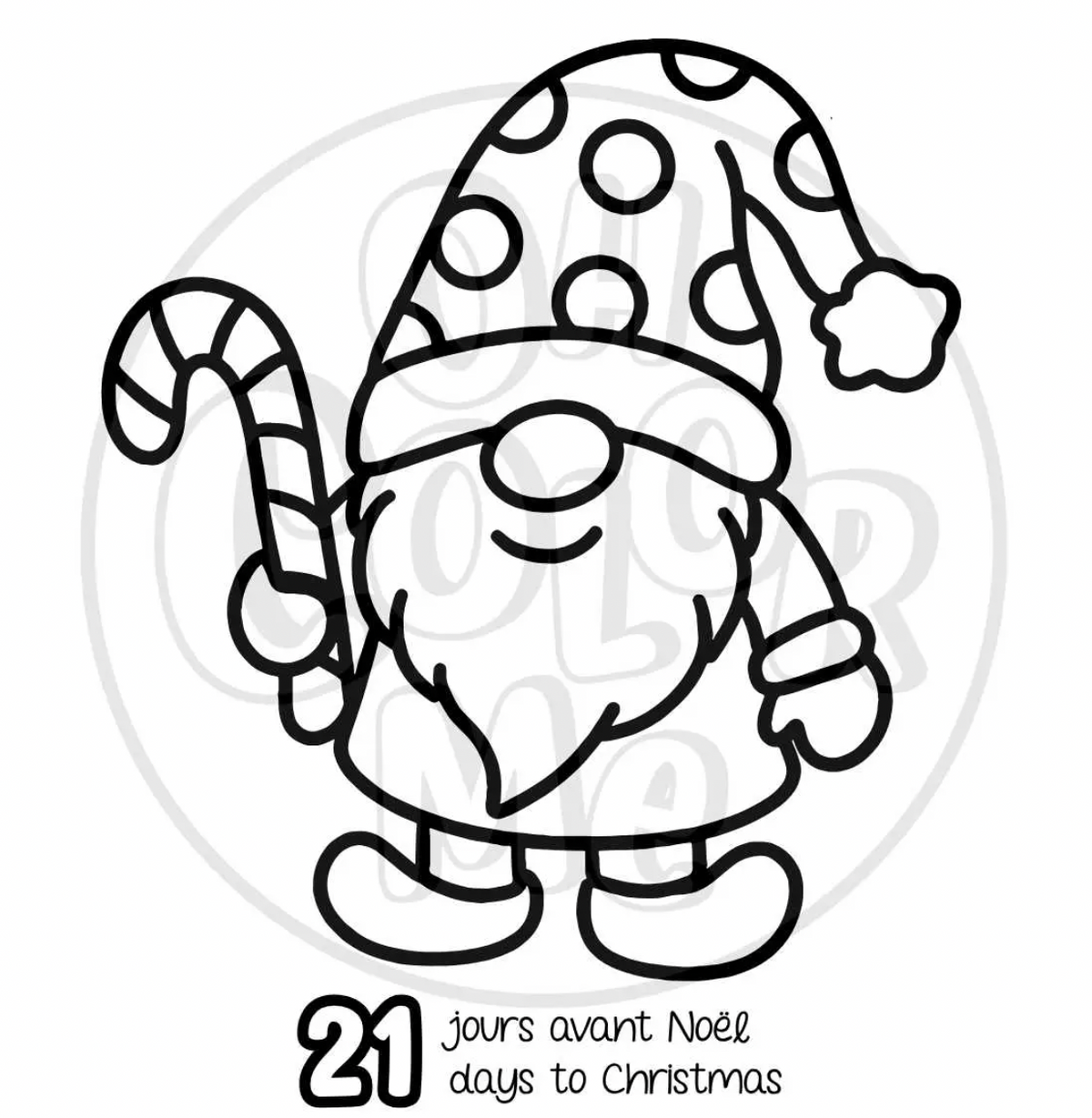 Advent Mini Coloring Book, Countdown to Christmas 🇨🇦