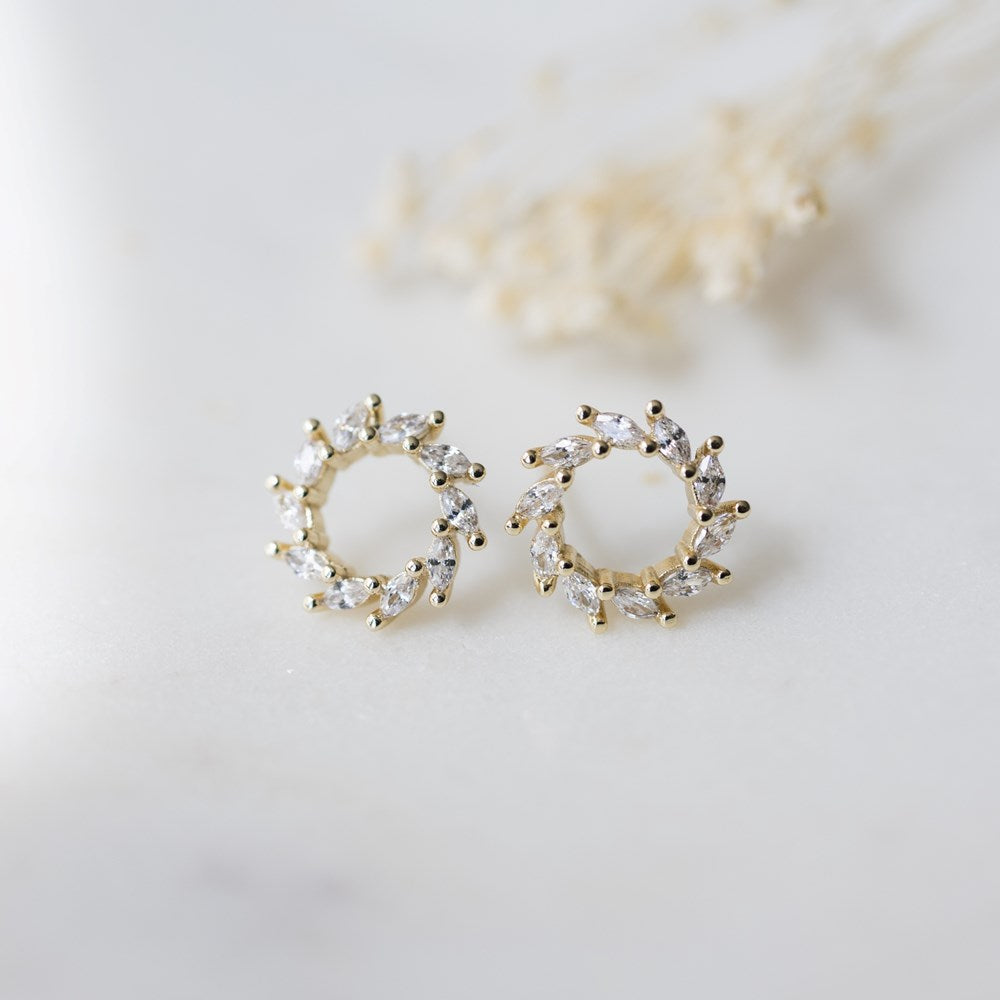 Solara Stud in Gold