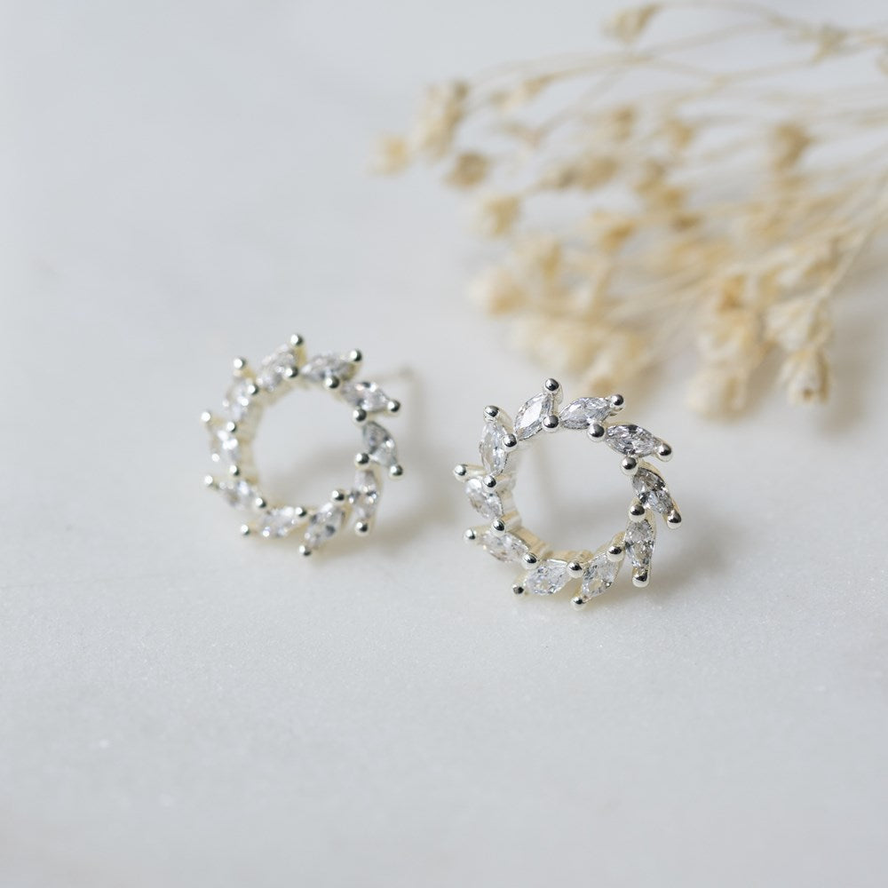 Solara Stud in Silver