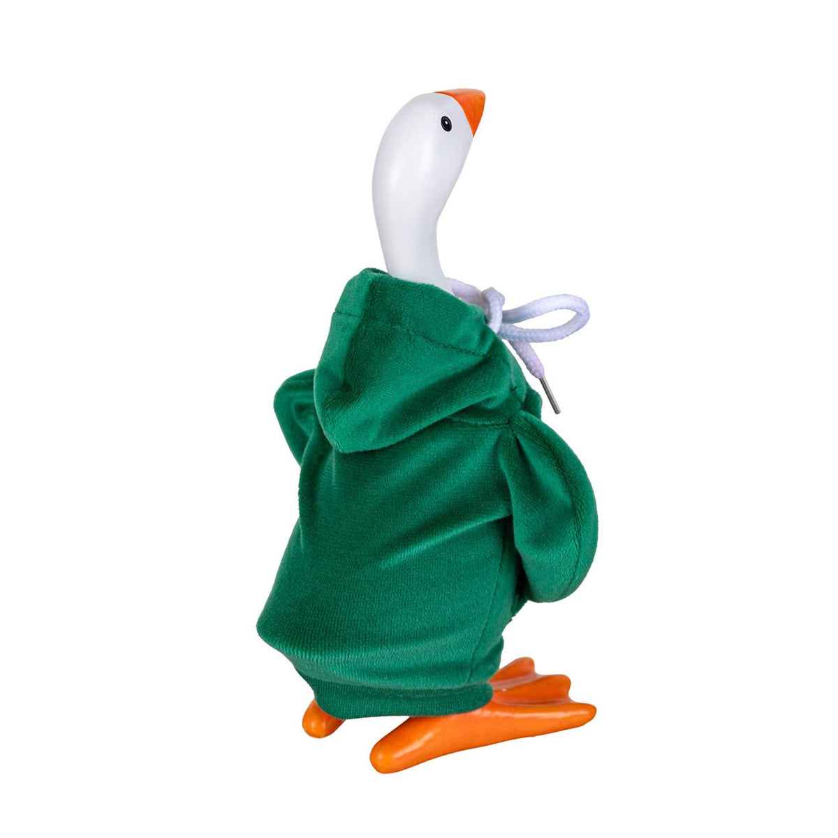 Gordy The Desktop Goose Outfit, Green Hoodie