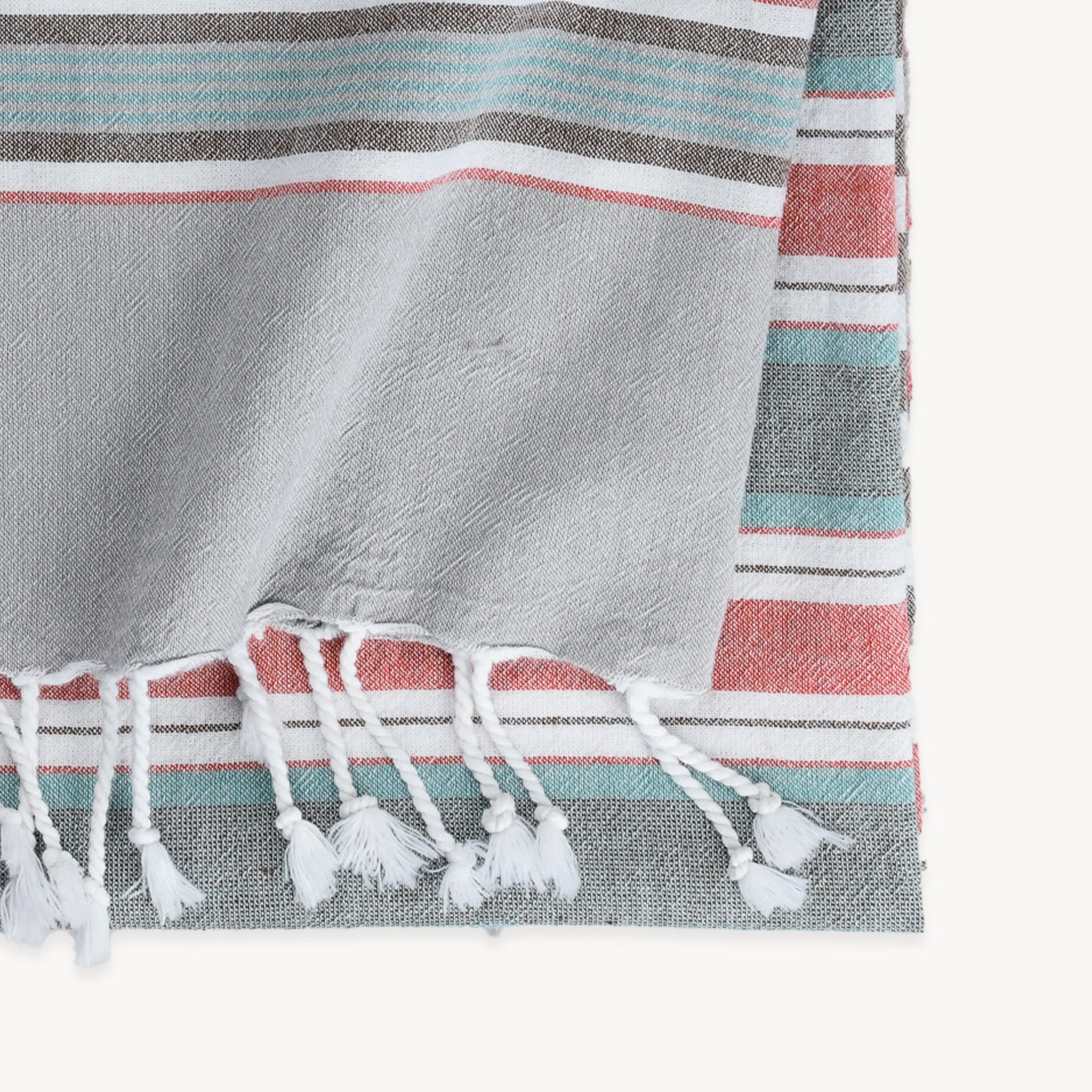 Beach Towel in Patio Stripe