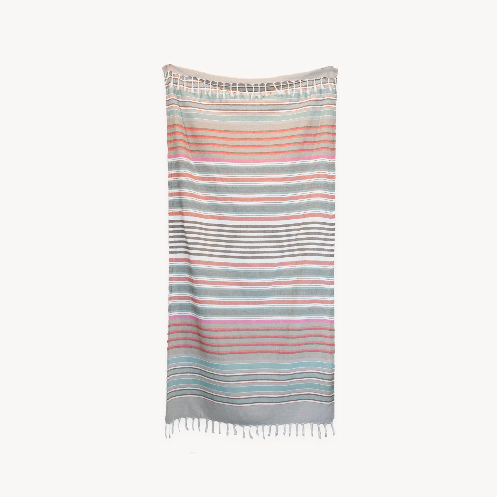 Beach Towel in Patio Stripe