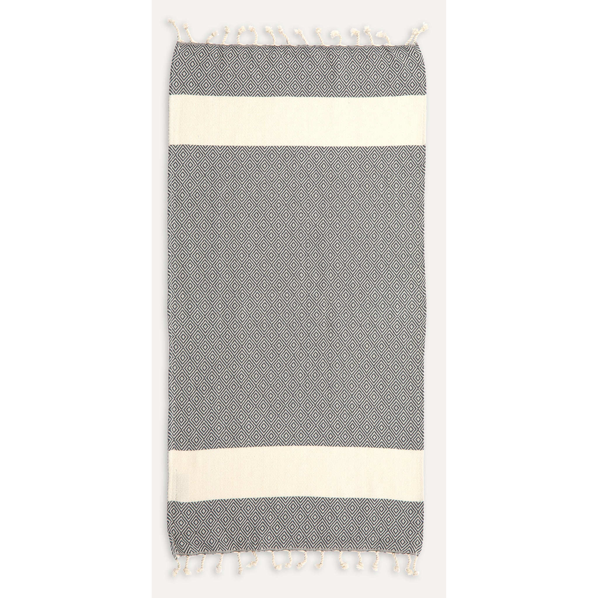 Diamond Hand Towel in Slate