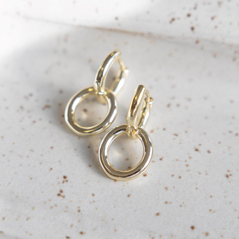 Tandem Hoop In Gold