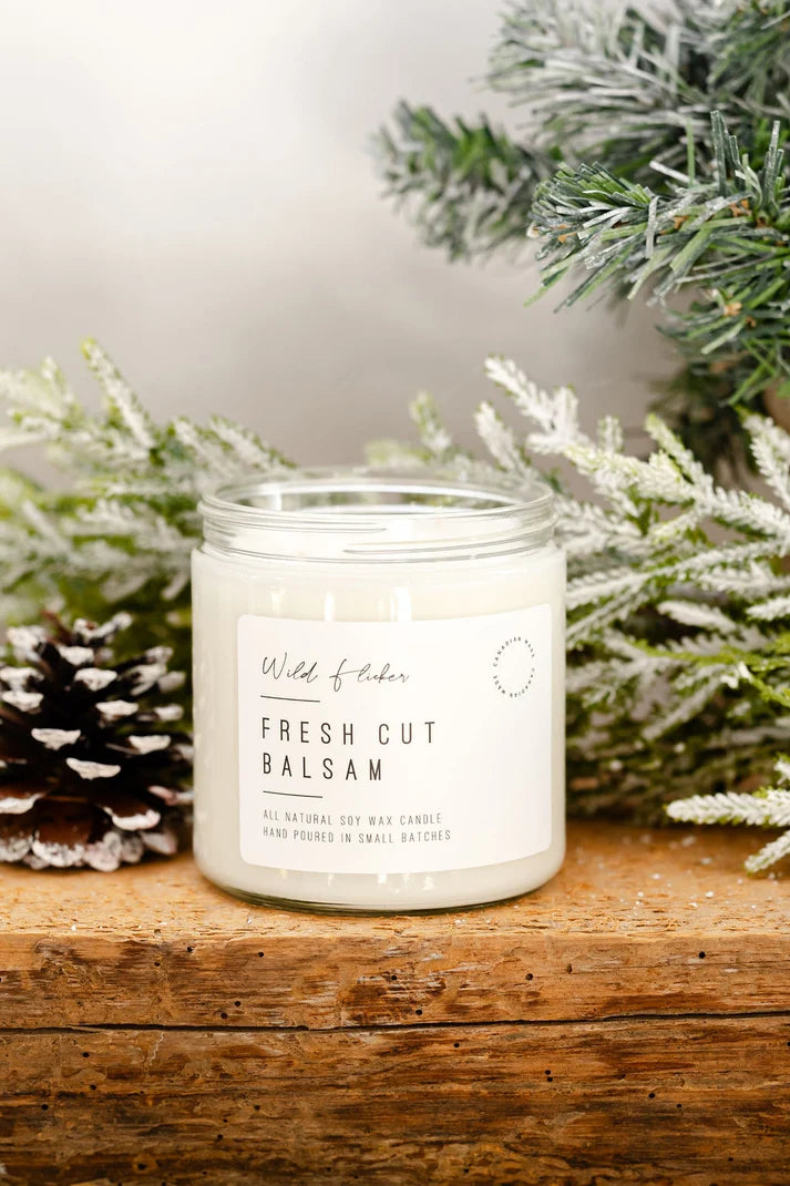 Fresh Cut Balsam Soy Wax Candle π¨π¦